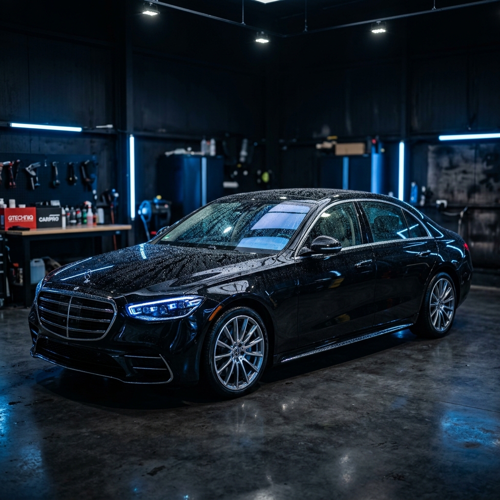 Pristine detailed car